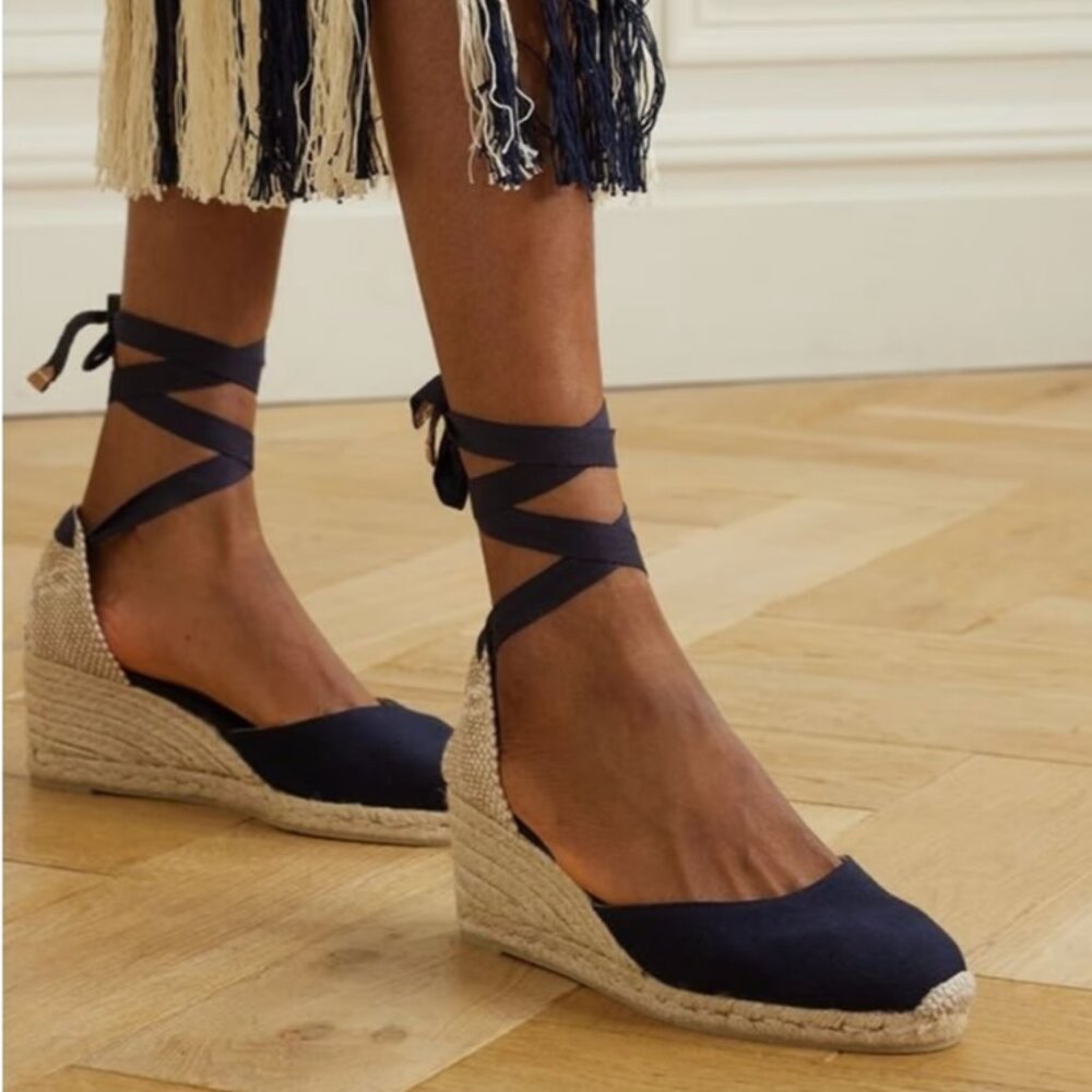 Castaner Carina 60 Navy Authentic Spanish Espadrilles